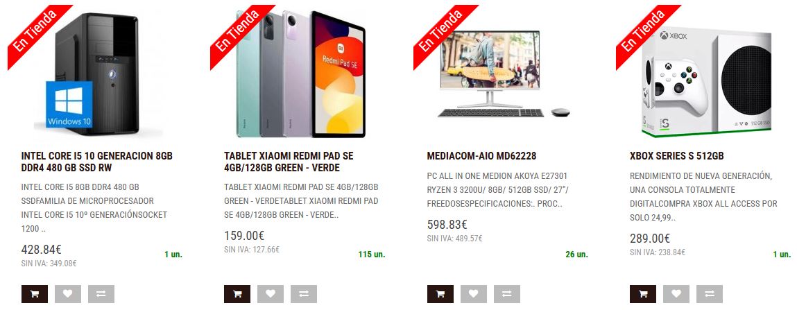 Tienda de tecnologia y moviles